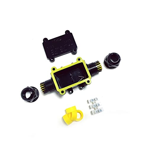 Boîte de jonction IP68 connecteur électrique étanche 2 voies câble 12mm - 4