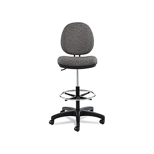 Alera Alein4641 Alera Interval Series Swivel Task Stool, Tone-On-Tone Fabric, Graphite Gray #TOP2