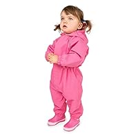JAN & JUL Waterproof Rain Suit, Windproof Coveralls for Toddlers and Kids