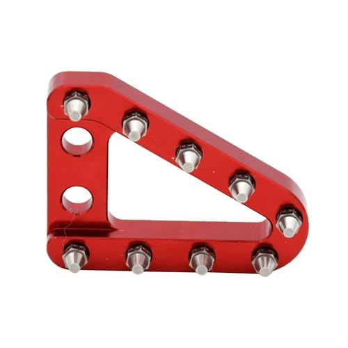 Pédale de frein arrière en aluminium anodisé rouge pour EXC TPI
