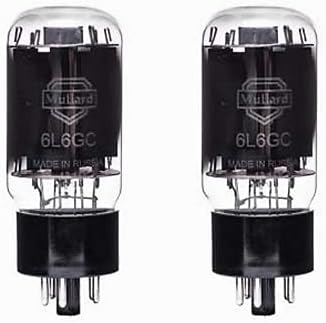 New In Box Mullard Reissue 6L6GC 6L6 Current Matched Pair (2) Vacuum Tubes
