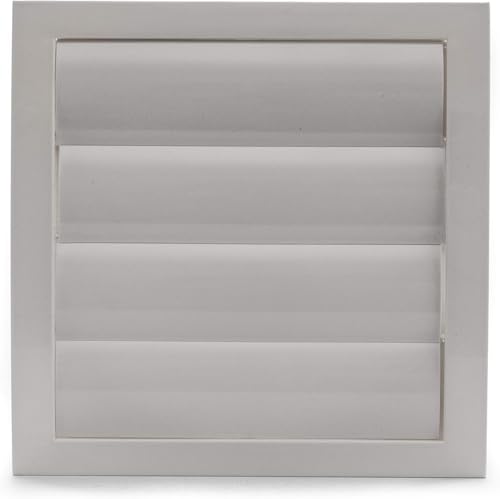 Vent Systems Cubierta de ventilación blanca de 15 cm / 150 mm. Cubierta del tubo de ventilación de escape del baño. mantiene alejados a los insectos, pájaros y roedores.