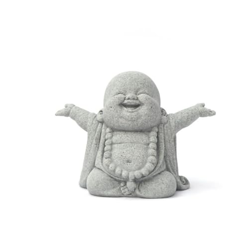 Estatua de Buda de Piedra Zen para Decoración miniatura 1