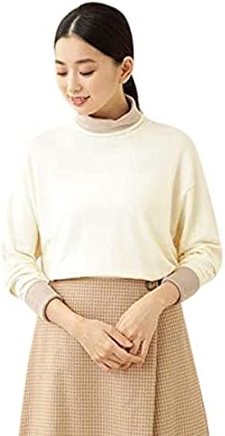 Amazon ナチュラルビューティーベーシック セーター 洗える ハイネックバイカラーニット レディース オフ グレージュ 日本 M 日本サイズm相当 セーター 通販