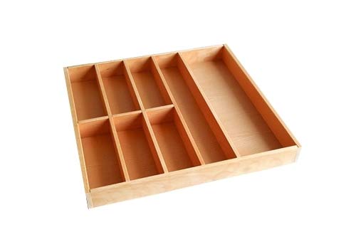 Besteckeinsatz BUCHE 60er Schubl. B 518 x T 472 BLUM Legra 19 mm Schubladen