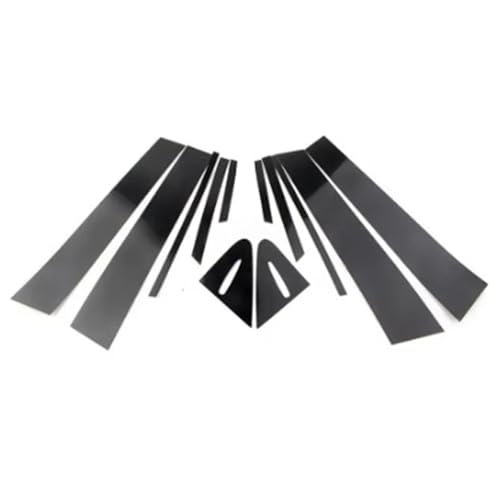Embellecedores de puertas negro brillante para ventanas de Toyota Corolla Hatchback