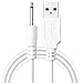 SEXBAY Original Replacement DC Charging Cable USB Cord for Rechargeable Wand Massagers Charger, 17mm Replacement DC Charging Cable
