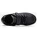 DSWED Black Kids Shoes for Boys Girls Leather wear Athletic Fashion Sneakers Tennis Running Shoes Little Kid Size 1 M US