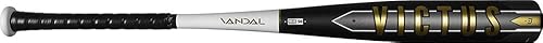 Victus Vandal BBCOR - Bate de béisbol (3 unidades), color negro y blanco