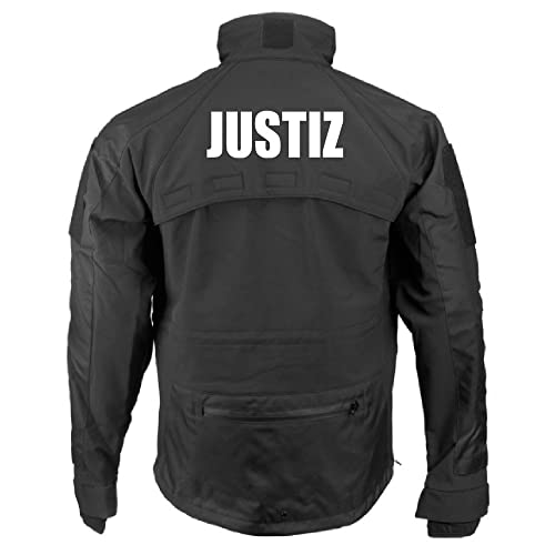Veste softshell Justiz Sécurité Copytec noire pour patrouille de nuit XL - 2