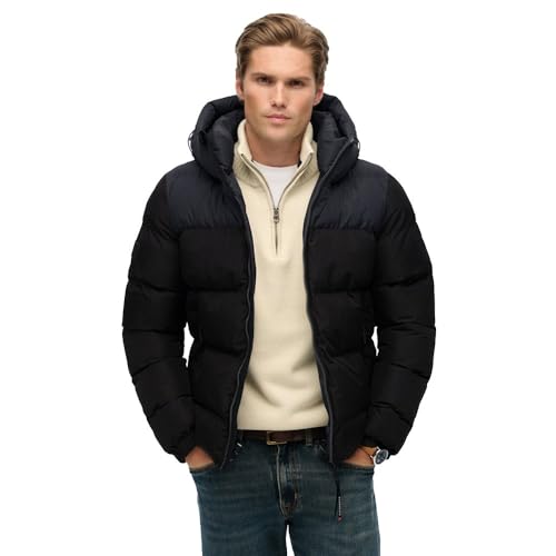 Superdry doudoune M5012281A veste idéale pour le quotidien urbain en hiver