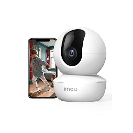 Imou Cámara de Vigilancia WiFi Interior 360° con AI Detección Humana, 1080P Cámara IP WiFi Interior con Sirena,Audio Bidireccional,Visión Nocturna,Modo de Privacidad,Funciona con Alexa para Bebe