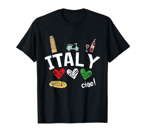 Love Italy and Everything Italian Culture Gift T-Shirt T-Shirt
