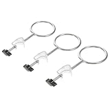 Cabilock 3stücke Laborstativ Stützring aus Eisen für Chemie Experimente mit Wiederverwendbar Wasserfest Tragbar für Schüler und Anfänger Zufällige Farbe