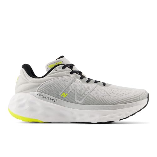 New Balance Men's Fresh Foam X 840V1 Shoes, Grey Matter/Silver Metallic/Firefly, 9 M