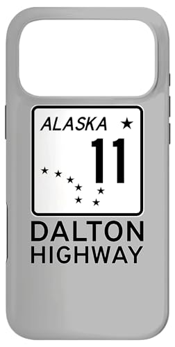 DALTON HIGHWAY ALASKA ROUTE 11 ���H�W�� ALASKAN HIGHWAY �X�}�z�P�[�X iPhone 17 Pro Max �p
