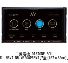 DIATONEサウンドナビ nr-mz200 premi 7インチ
