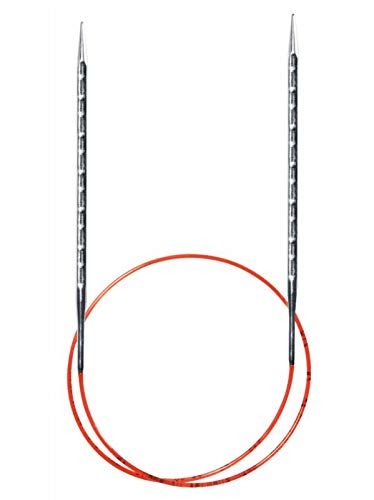 addiNovel (aka Rocket 2 Squared) エルゴノミック円形編み針 赤いコード付き (EUバージョン) 32インチ (80cm) US 2 (2.75mm)