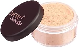 Neve Cosmetics High Coverage Mineral Foundation Puder deckend, geeignet für normale bis fettige Haut | Light Warm