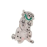 Dalmatian Dog Hair Clips,Small Claw Clips for Girls,Acetate Hair Clips for Women,S3