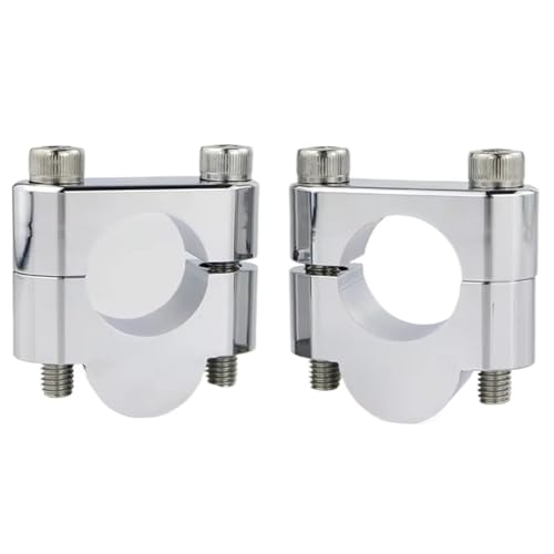 KBNGCAQ Compatible With For XV 750 Virago 1992-1994 For XV 1000 Virago 1986-1989 For FMX 650 2005-2009 7/8 22mm Handlebar Risers Clamps Motorcycle Car Paddle Shifter(Chrome,20mm)