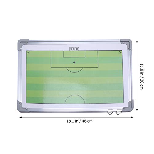 BESPORTBLE, conjunto de tabuleiro de futebol magnético, placa tática magnética com zíper apagável a