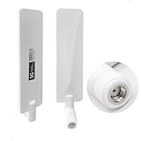 CORONIR 5G Antenna 10dBi RP SMA Cellular Antenna Compatible with 4G LTE Wireless CPE Router Hotspot Cellular Gateway Industrial IoT Router Trail Wireless Camera Security - 2Pack