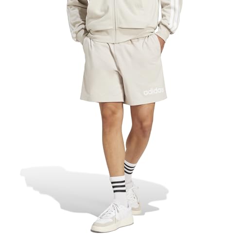 Adidas Homme Essentials Linear Short en coton doux pour le sport - 3