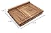 Ironwood Gourmet Double-Sided Countertop Lyon Pastry/Cutting Board With Gravy Groove, Acacia Wood 17.25 x 24 x 1.25 inches