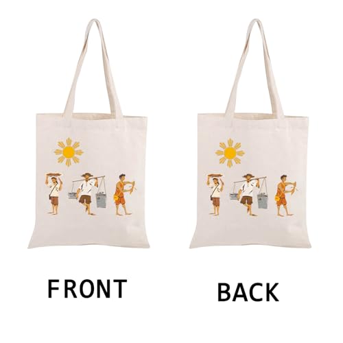 Bolso tote para alimentos filipinos - Regalo para amantes de la comida filipina, dulces y postres de Filipinas miniatura 4
