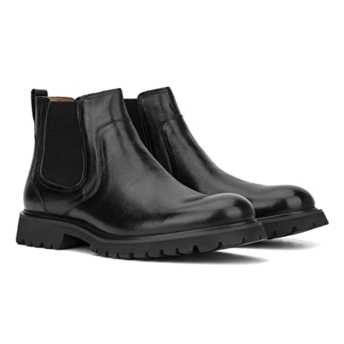 Vintage Foundry Co. Men's Charles, Chelsea Boots, Round Toe, Rubber Outsole; Size 7.5 #TOP26