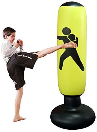 エアースタンディングバッグ サンドバッグ 株式会社錦折りたたみ式 160cmの高さ 武術 総合格闘技 ストレス解消 運動不足 水注入 大人 子供 衝撃性 Amazon | エアースタンディングバッグ サンドバッグ 折りたたみ式