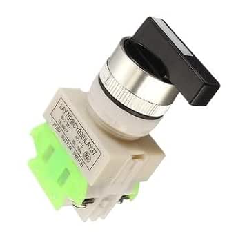 Rotary Switch Two/Three Position Selector Push Button Switches with 4 ...