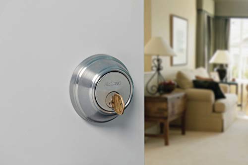 Image of Kwikset 985 Double Cylinder Deadbolt featuring SmartKey in Polished Brass