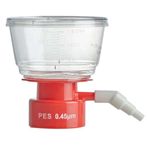 Diamond Pure Flow Bottle Top Filter, 150mL, PES Membrane, 0.45?m Porosity, STERILE, Individually Wrapped, 24/Case