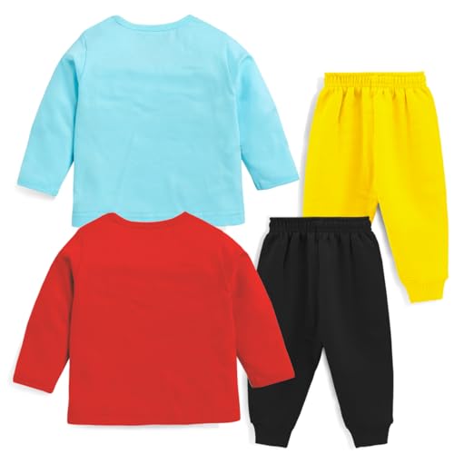 Kuchipoo © Disney Boys Regular Fit Cotton T-Shirts and Pyjamas Set
