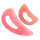 Outanaya 2Pcs Beeswax Massage Scraper Guasha Tool Compact Lymphatic Massager for Neck Back Natural Massage Board for Spa and Home Use