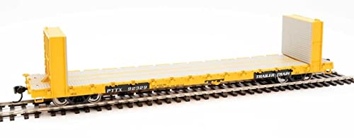 Walthers Mainline 910-5850 HO Scale 60' Pullman-Standard Bulkhead Flatcar (48' IL) - Ready to Run - PTTX #92332