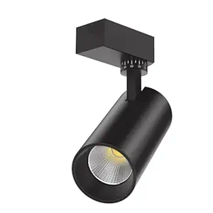 Goldmedal Figo 10W (Body Colour: Black) LED Track Light - Warm White (3000K) | Pack of 1 | Suitable for 2 Wire Single Phase Power Track | Beam Angle: 36? | for Indoor Use | Up to 85 Lumens per Watt