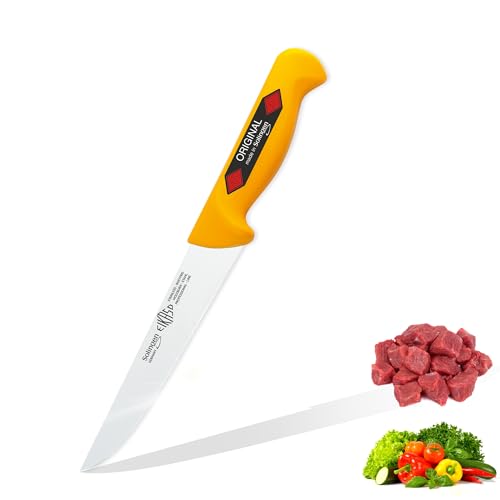 EIKASO Solingen Germany Stechmesser 16cm Klinge aus Molybdänstahl 1.4116 rutschfester ergonomischer Griff Schlachtermesser Metzgermesser Butcher...