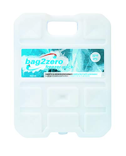 B&W International GmbH bag2zero Freezer 0° -M - Nevera portátil, Talla M, Color Blanco
