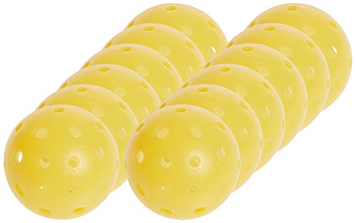 Tourna Strike Outdoor Pickleballs (36 Pack) Usapa Approved, Optic Yellow (Pikl-36-Oy-O) #TOP2