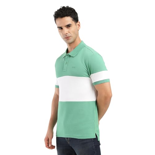 Image of Levi's Men's Cotton Regular Fit Solid Polo T-Shirt