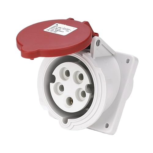 Prise industrielle 32A 5 trous MN3541 triphasée 380V 12.1kW