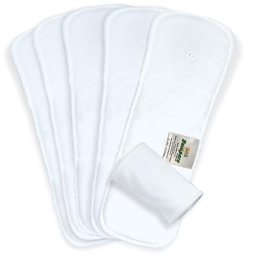 Image of Bumpers Baby Insert Pad | Soft, Washable & Super Absorbent | Leakproof, Eco-Friendly, Comfortable & Safe for Babies | Ideal for Day and Night Use (Pack of 5)