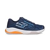 Les Bullpadel Ionic 25I en bleu foncé sont idéaux pour les joueurs de padel de niveau intermédiaire à avancé, offrant stabilité, confort et adhérence professionnelle.