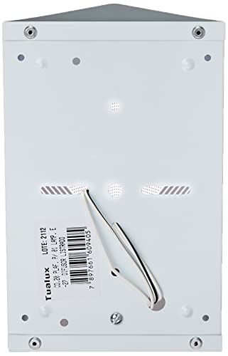 Plafon Arandela de Sobrepor Cordoba com Difusor Listrado para 1 Lâmpada Eletrônica Led E-27-20x13 cm