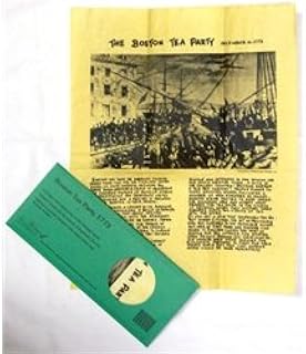 BOSTON TEA PARTY 1773 PARCHMENT