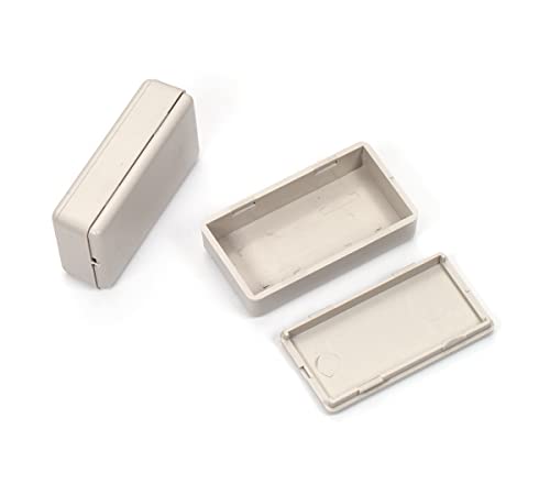 Fielect 5Pcs Electronic Junction Box Abs Plastic Dustproof Junction Project Box Electrical Project Case Enclosure Power Junction Box 1.89" X 1.06" X 0.55" #TOP3