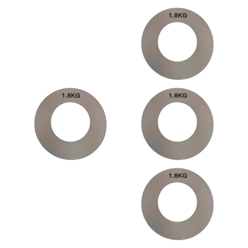 YIJU 4X Weight Stickers Weight Identification Stickers Self Sticky Weight Labels for Indoor Gym Resistance Trainers Sports Goods, 1.8Kg